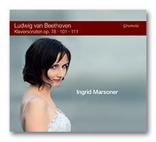Ingrid Marsoner - Ludwig van Beethoven Discography-Ingrid-Piano-Sonatas-Op. 78 - 101 - 111